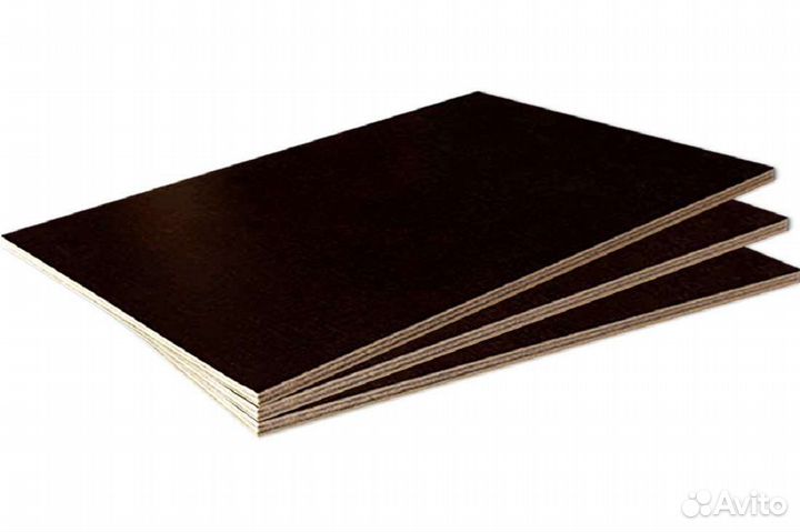 Фанера ламинированная темно-коричневая