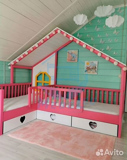 Детская кровать домик
