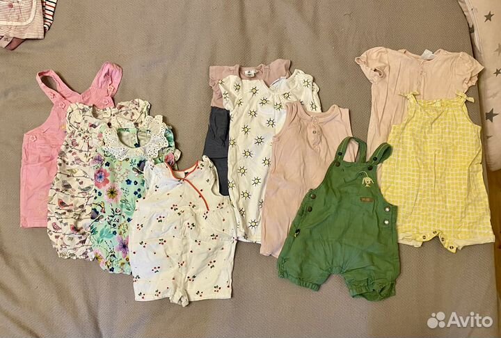 Песочники на малыша девочку 3-12 мес