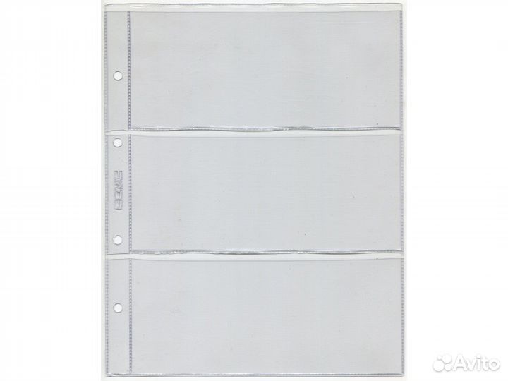 Листы к альбомам для купюр, визиток