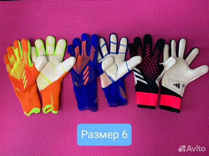Вратарские перчатки adidas predator pro 2023