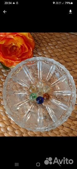 Хрустальная вазочка СССР