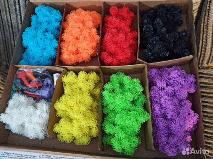 Вязкие пушистые шарики(детский конструктор)