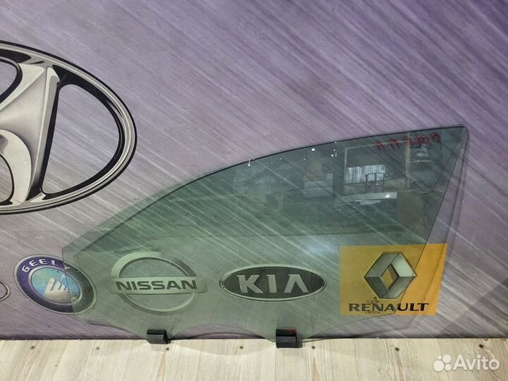 Стекло боковое двери Volkswagen polo 5 Лев