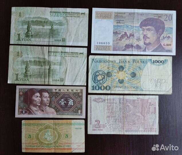 Банкноты разных стран