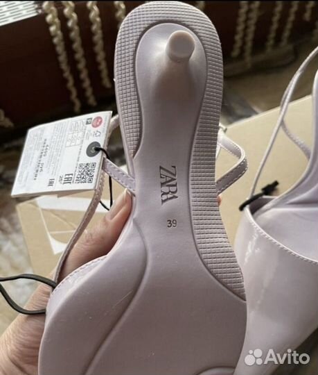 Туфли-лодочки zara 24,5 -25 см