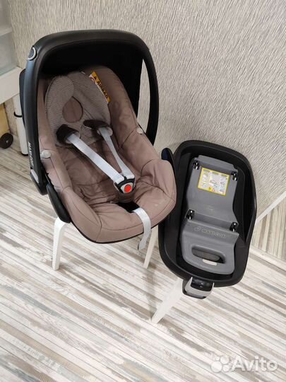 Автолюлька maxi cosi pebble с базой