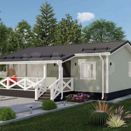 Дом 55 м² на участке 7 сот.