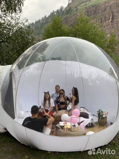 Палатка пузырь надувная купол шатер шар