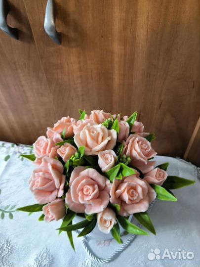 Букет из мыла ручной работы