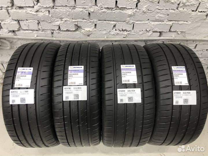 Michelin Pilot Sport 4 S 245/40 R20 и 275/35 R20 108Y