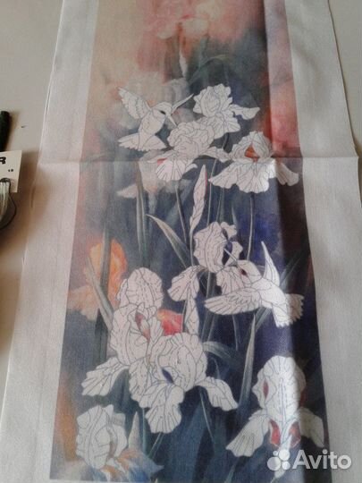 Редкий набор для вышивания JCA Калибри и ирисы