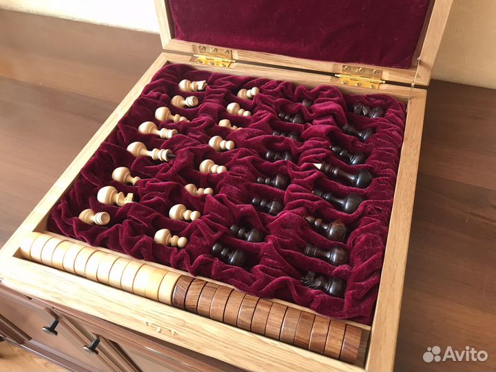 Шахматы и шашки 2 в 1