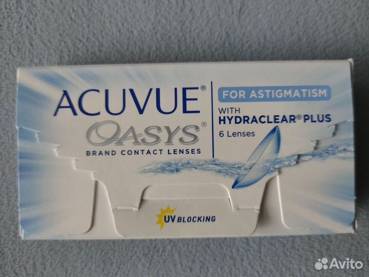 Линзы контактные астигматизм двухнедельные