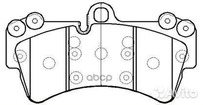 Колодки тормозные дисковые VW: Touareg(18 inch