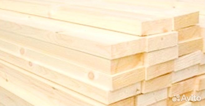 Сухая строганая доска из сосны 40х100х6000 мм
