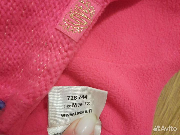 Комплект шапка Лесси 50-52 и шарф манишка