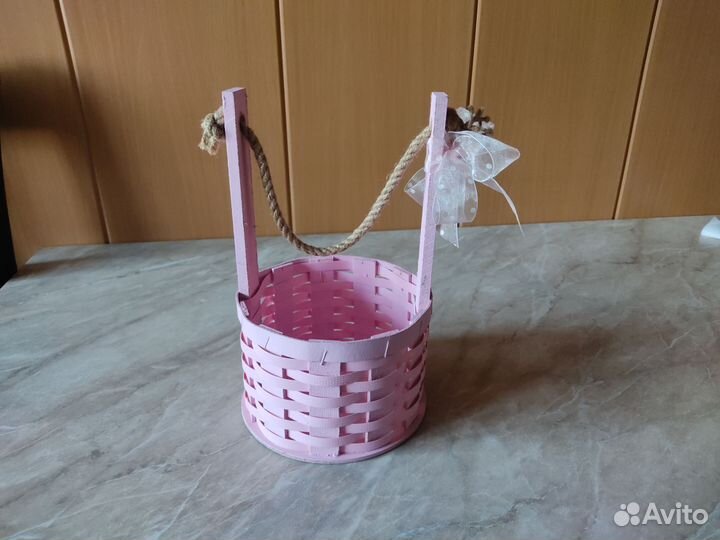 Корзина плетёная для цветов