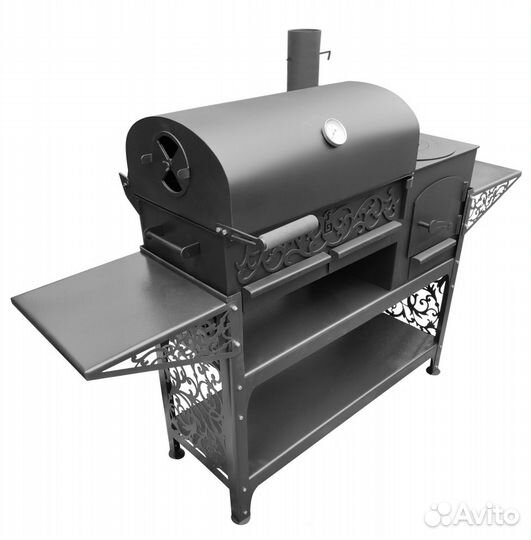 Мангал, печь под казан, пкм-смокер с подставкой