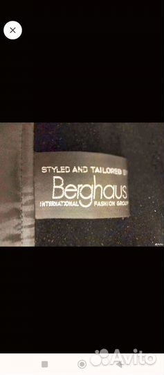 Berghaus пальто утеплённое чёрное