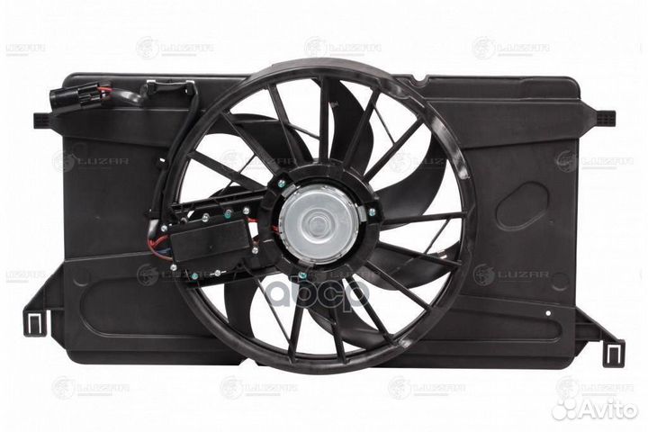 Вентилятор радиатора с кожухом mazda 3 (BK) 1.6