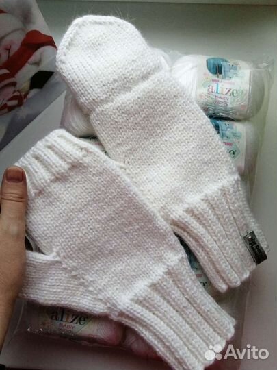 Варежки-митенки