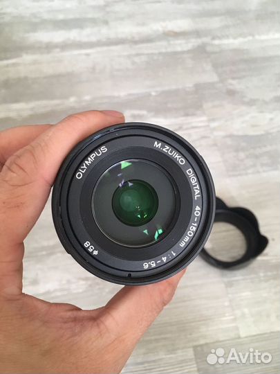 Объектив Olympus 40-150 mm на micro 4/3