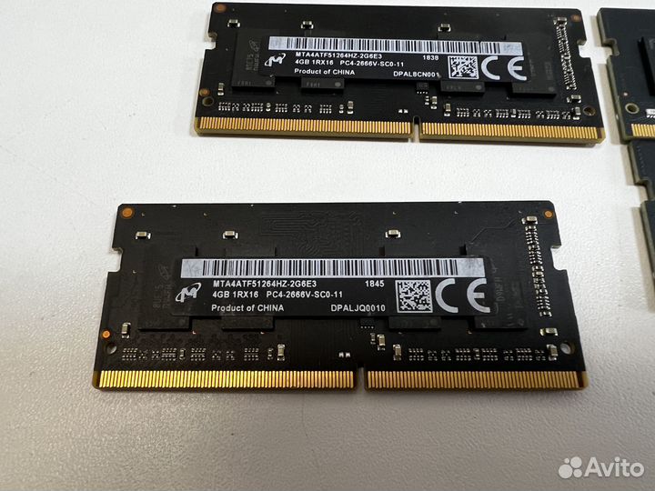 Оперативная память DDR4 4gb SO-dimm 2666мгц