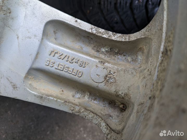 Колеса в сборе r 18 зимние