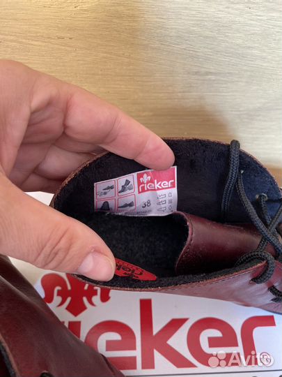 Ботинки женские rieker 38