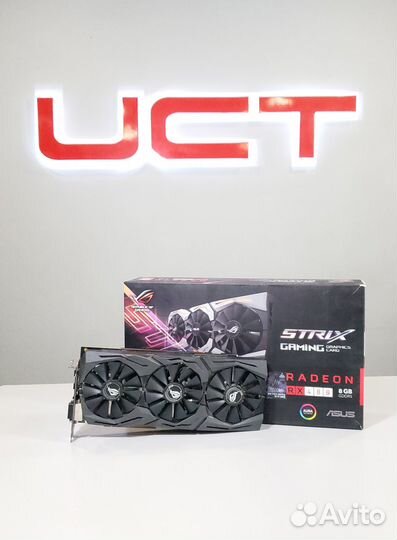 Видеокарта Asus AMD Radeon RX480 strix 8GB gddr5