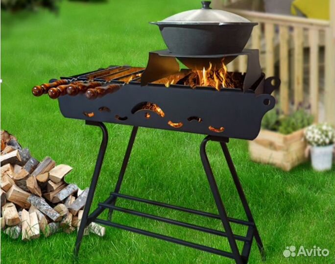 Мангал с подказанником