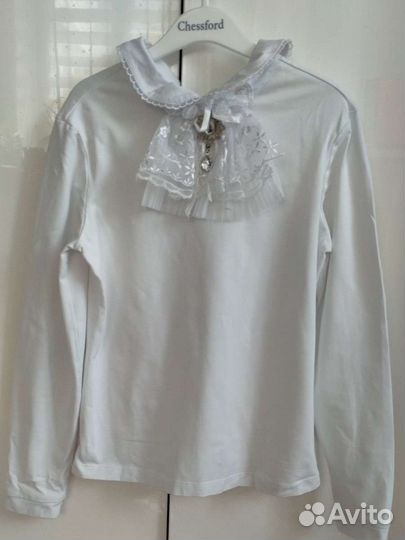 Блузка белая для девочек