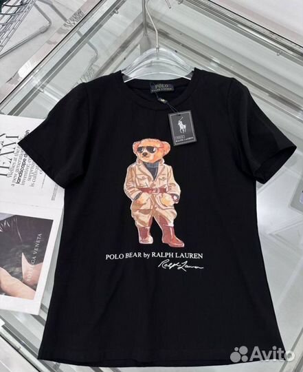 Polo ralph lauren bear футболка