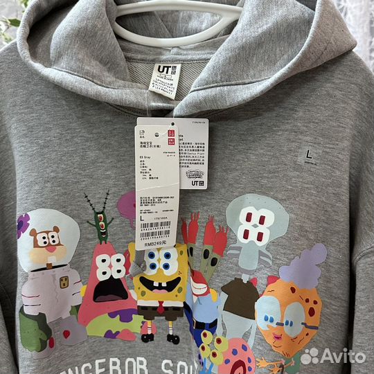 Худи Uniqlo x spongebob оригинал