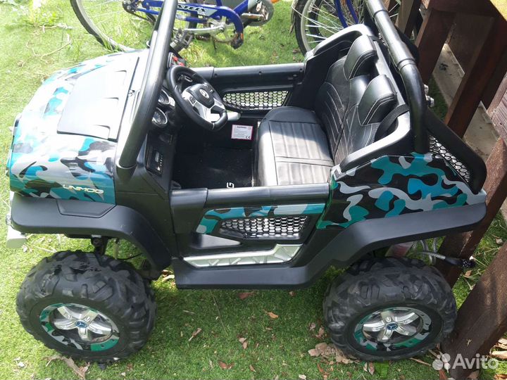 Детский электромобиль mercedes unimog