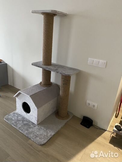 Когтеточка домик для кошки