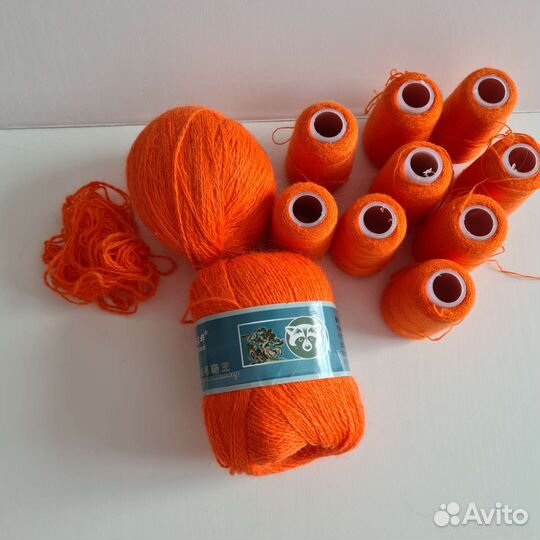 Пряжа пух норки
