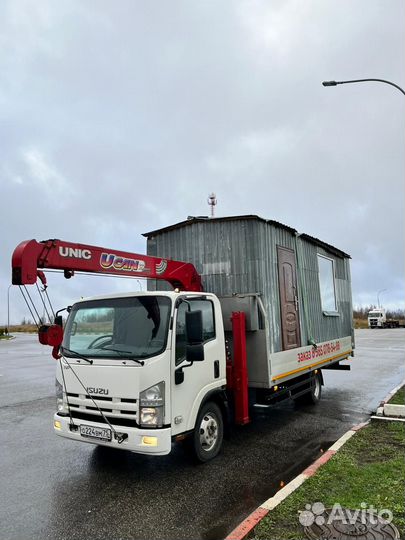 Isuzu NP с КМУ, 2015