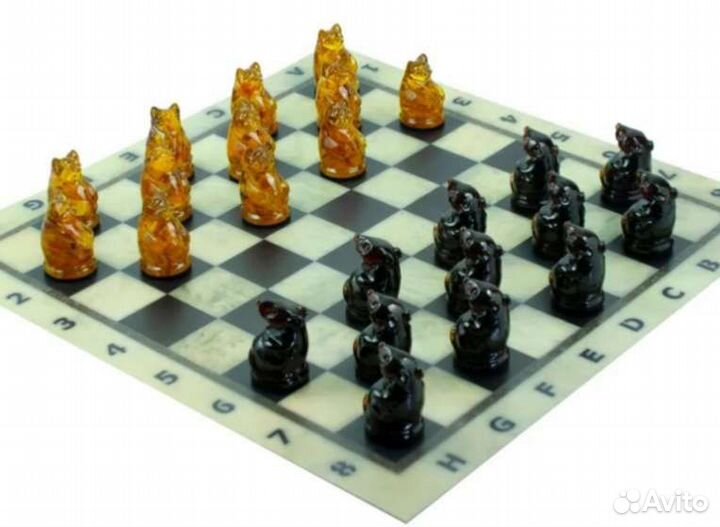 Шашки красивые из янтаря 