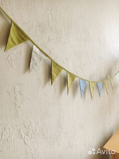 Гирлянда из ткани