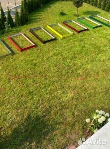 Грядки оцинкованные полимерные