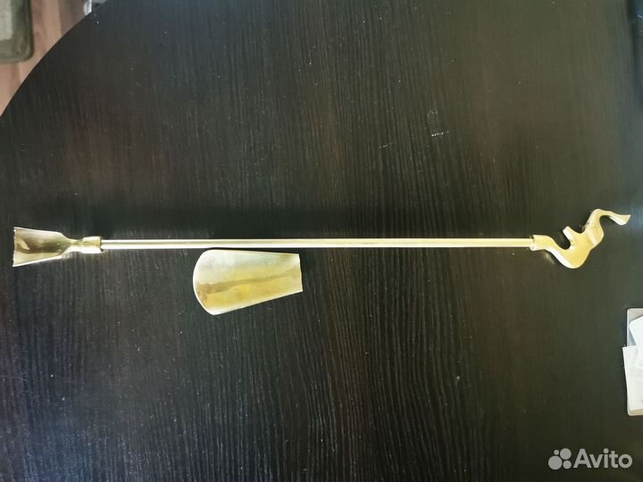 Латунь,ложка для обуви сломанная