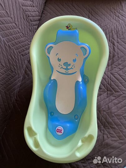 Ванночка для купания с горкой