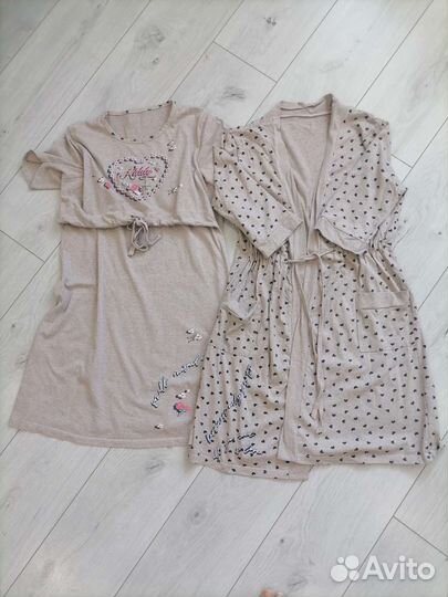 Халат с сорочкой в роддом