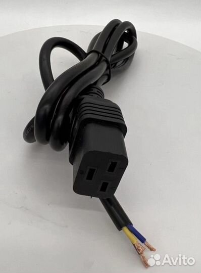 Кабель сетевой для s19 сечение 1мм, 2мм c13, c19