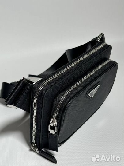 Мужская сумка слинг prada