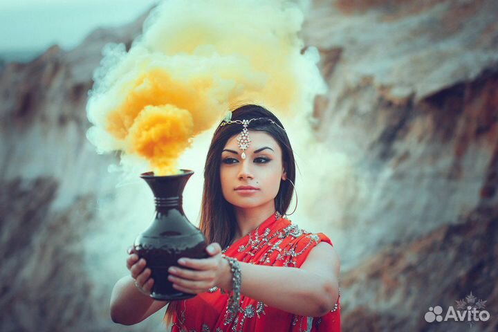 Дымовые шарики цветной дым Уфа (упак, 6шт)