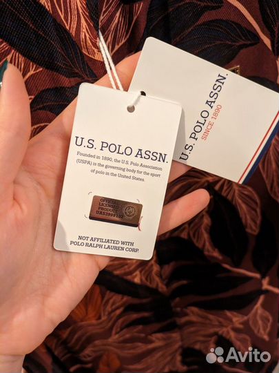 Платье рубашка us polo