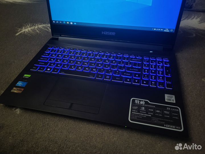 Игровой ноутбук Hasee z8 rtx 3060